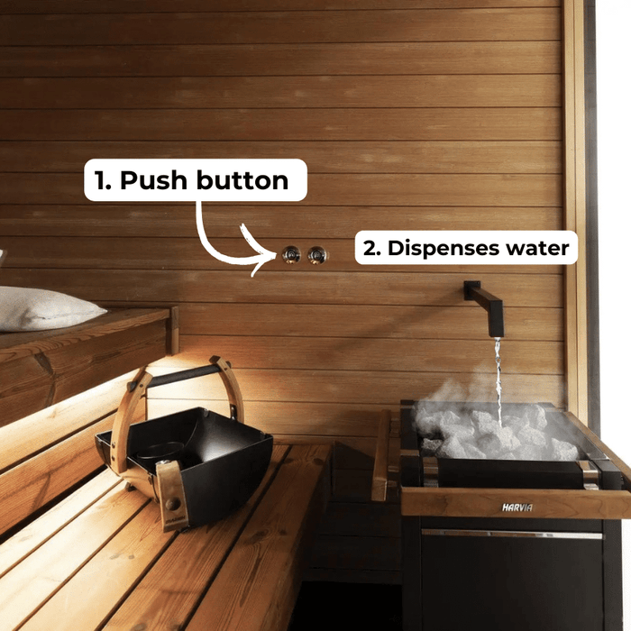 Harvia Autodose & Spout - Automated Water & Scent Dispenser For Sauna Heaters