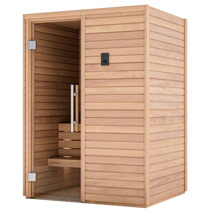 Auroom Cala Wood 2-Person Traditional Indoor Sauna