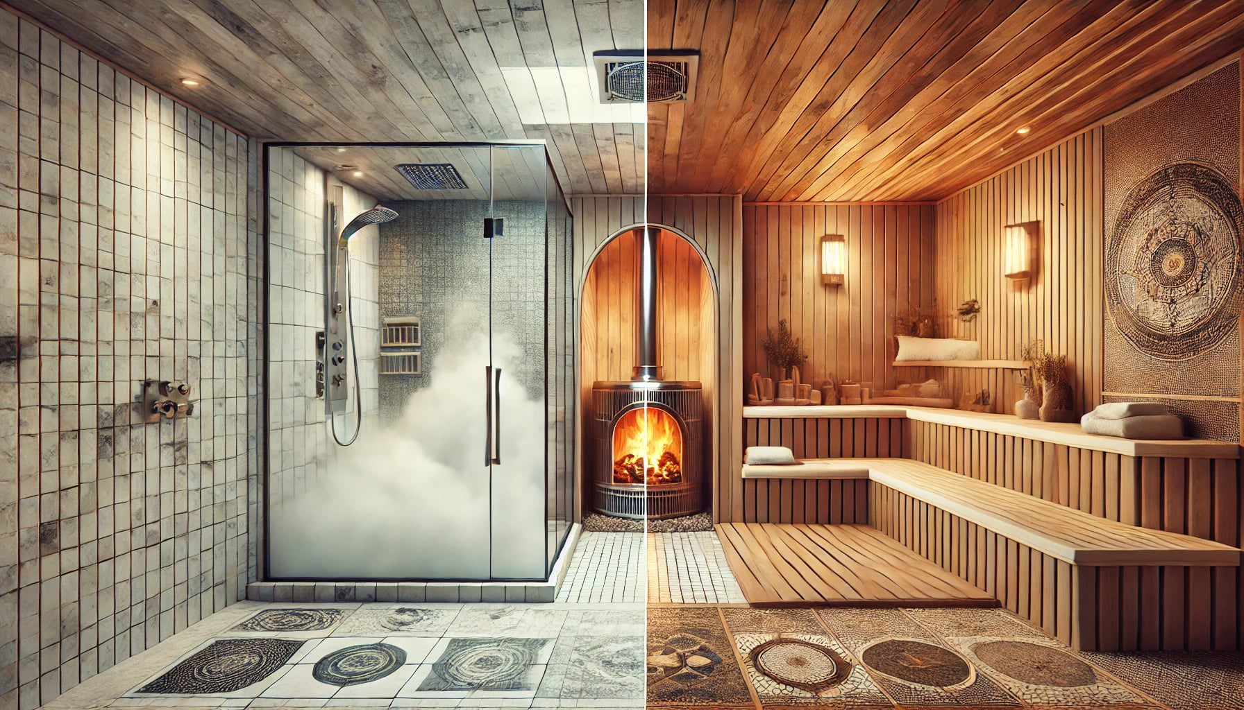 What is the Difference Between a Steam Shower and a Steam Sauna?