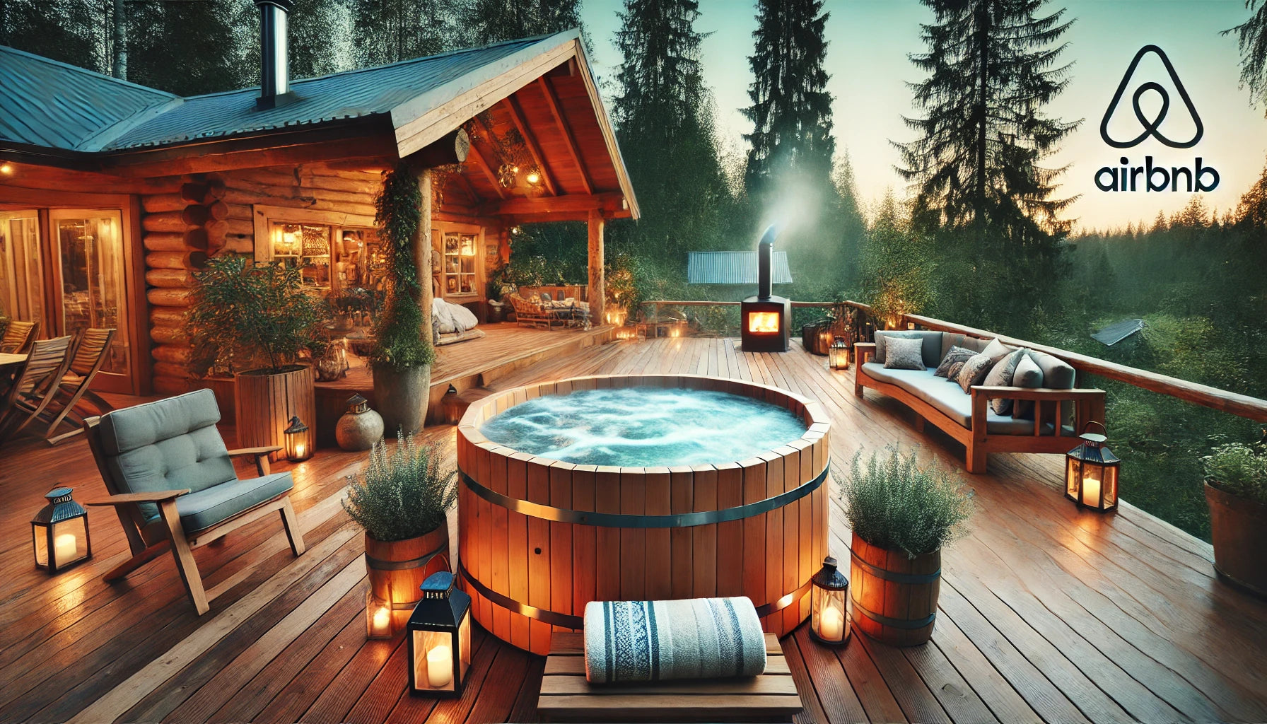 Why You Should Add a Wood Fired Hot Tub To Your Airbnb: Boost Bookings and Enhance Guest Experience