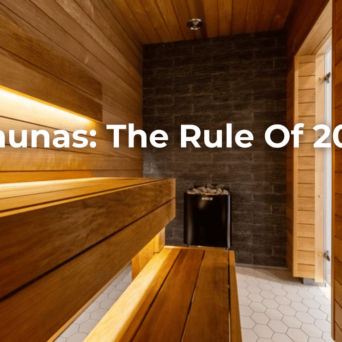 The Rule of 200 in a sauna – balancing temperature and humidity.