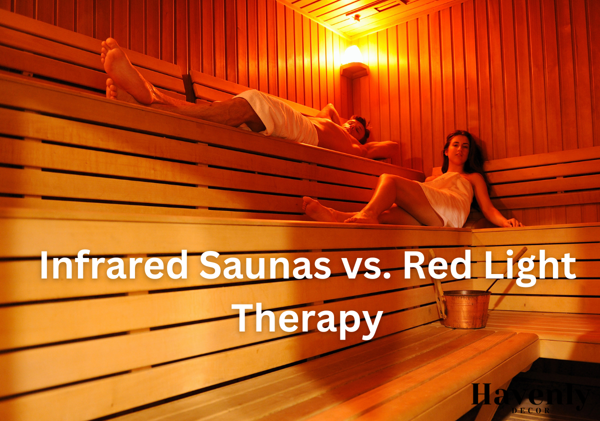 infrared sauna vs red light therapy