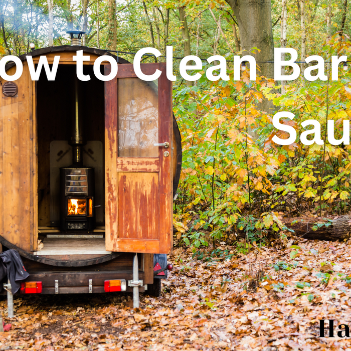 outdoor barrel sauna