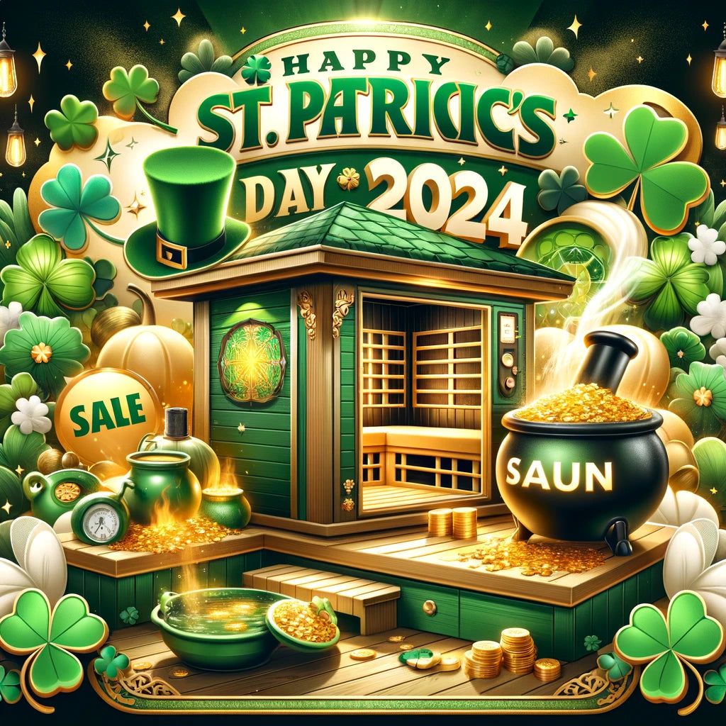 St. Patrick’s Day Sauna Sales