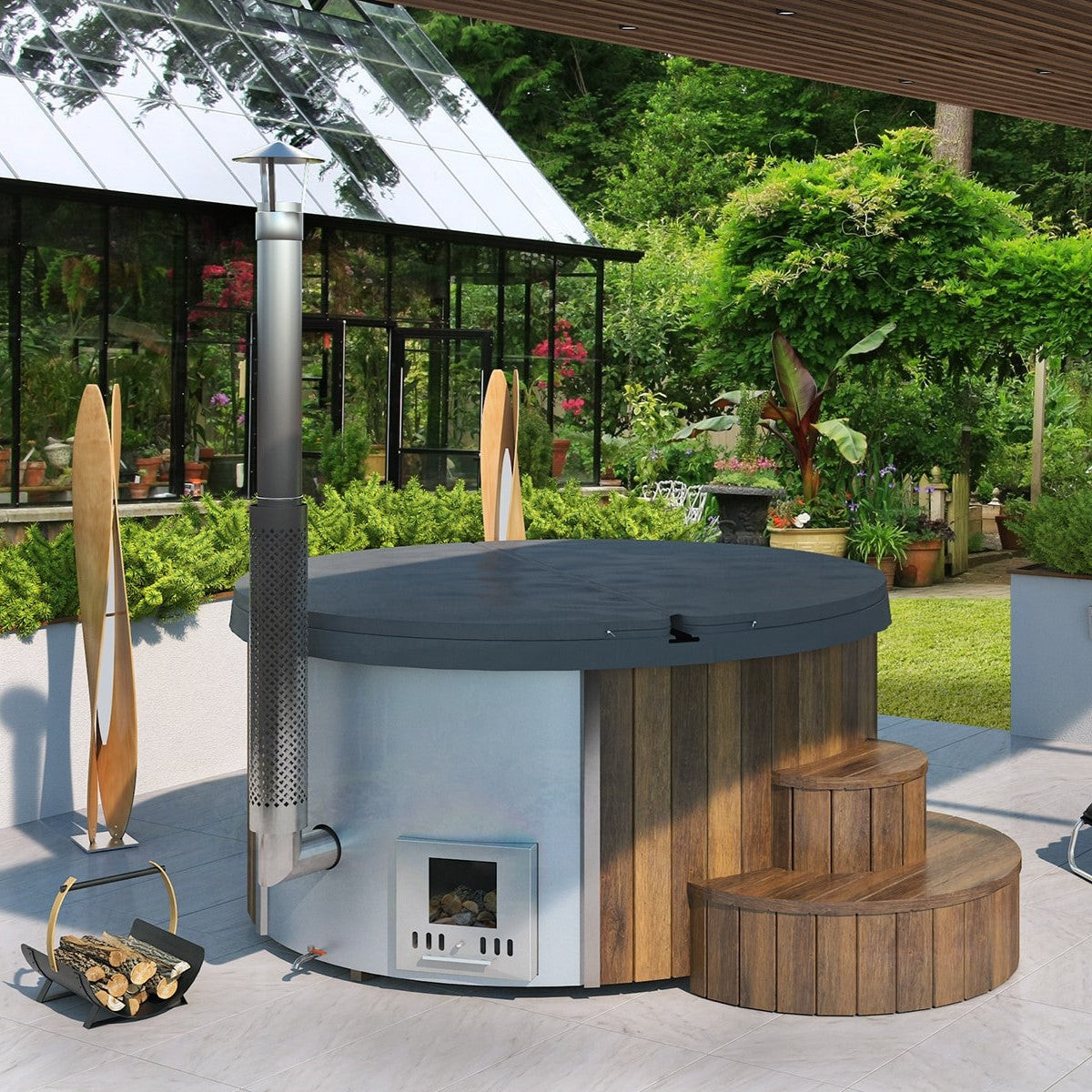Wood-Fired Hot Tubs