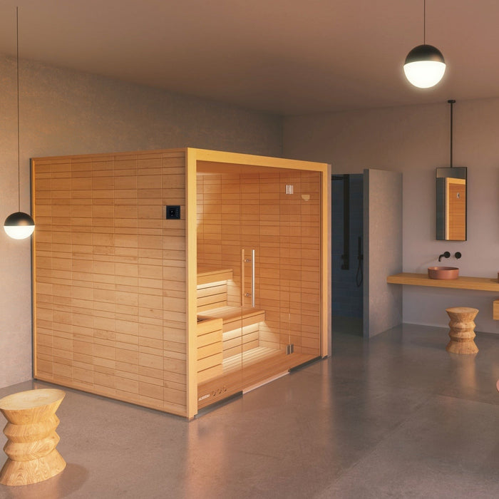 Auroom Electa Sauna tradicional cubierta para 3-4 personas
