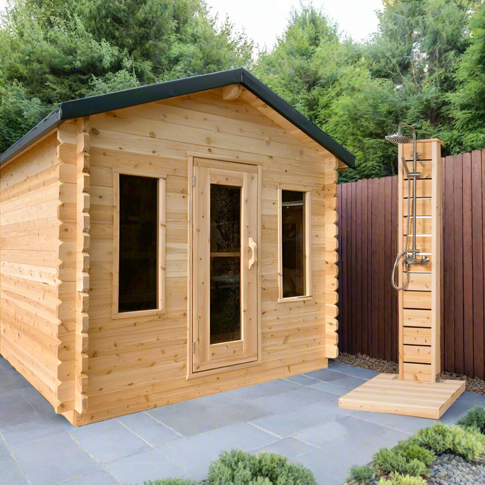 Dundalk Leisurecraft Canadian Timber 6 Person Georgian Cabin Sauna | CTC88W