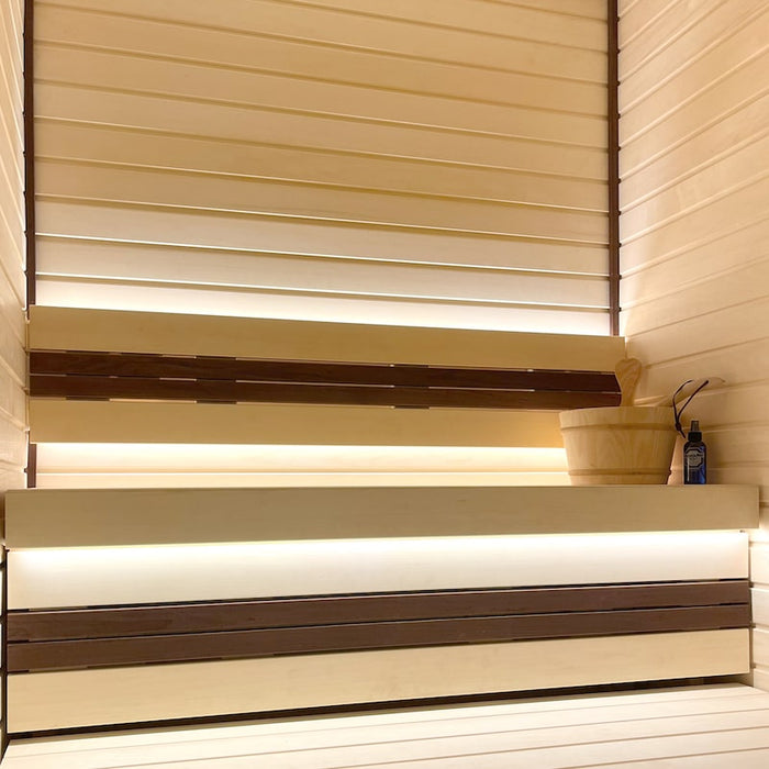 Prosaunas 桑拿木材，白杨木 5/4x3 英寸长凳材料 | WOOD640