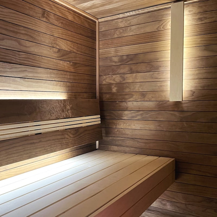 Prosaunas 白色桑拿灯套件，带两个 10 英尺柔性 LED 灯带