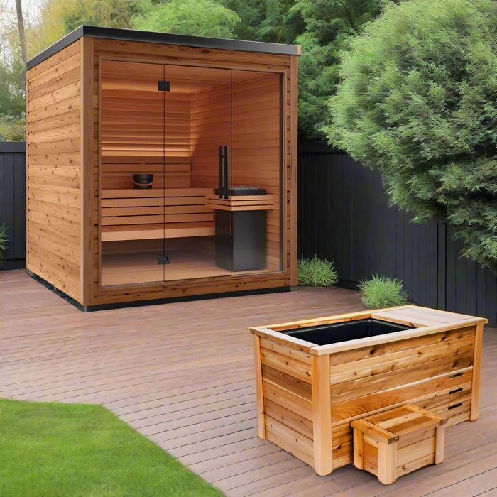 Auroom Mira 4-5 Person Outdoor Traditional Sauna