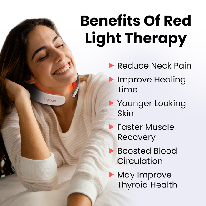 Hooga Red Light Therapy Neck & Nasal Device