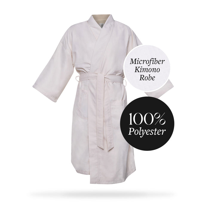 Microfiber Plush Kimono Robe with Minx Lining | Style: MPK3000