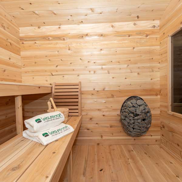 Dundalk Leisurecraft Canadian Timber Cabina georgiana para 6 personas | Sauna | CTC88W