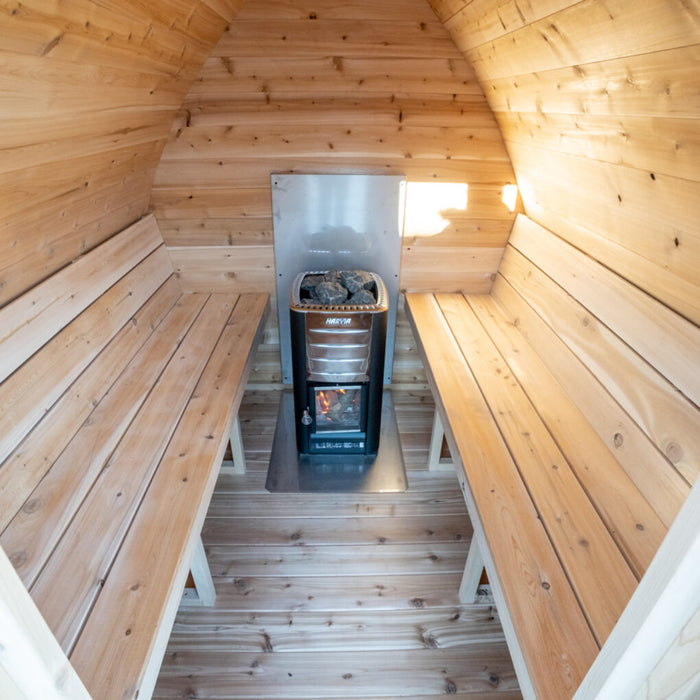 Dundalk Leisurecraft Canadian Timber MiniPOD 2-4 Person Sauna | CTC77MW