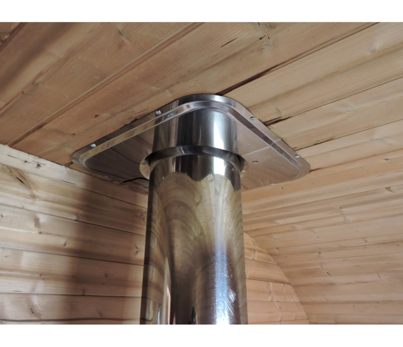 Kit de chimenea para estufa de sauna Harvia, acero inoxidable | WHP1500