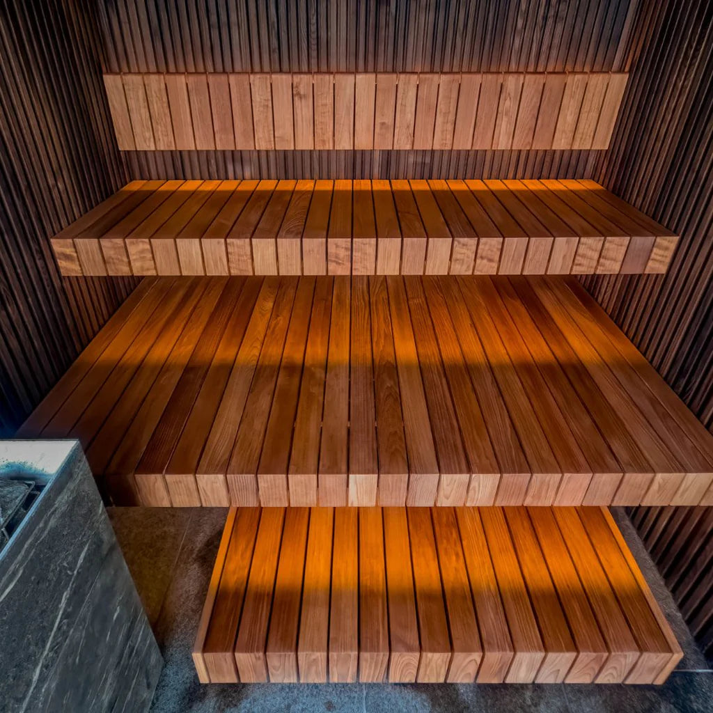 Custom Sauna 3 Tier Benches