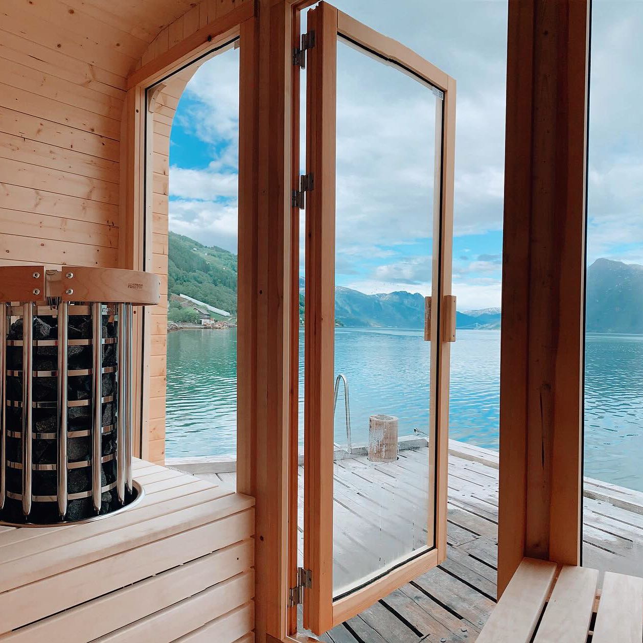 Custom Sauna On The Water