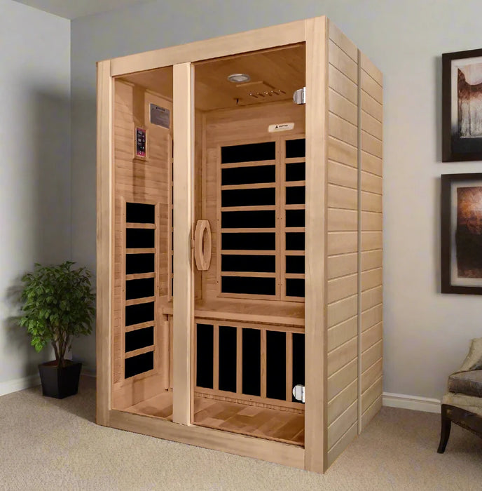 Dynamic Santiago 2-person Low EMF FAR Infrared Sauna | DYN-6209-01