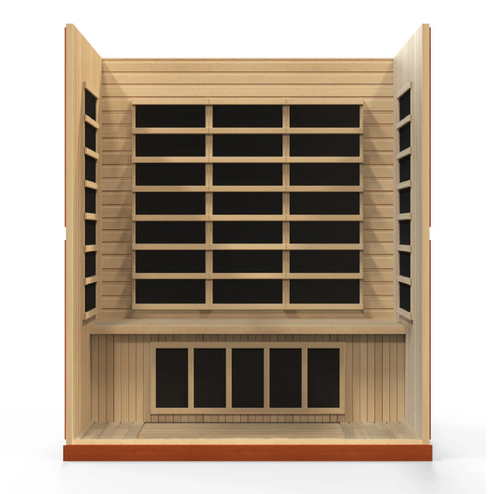 Dynamic Bergamo 4-person Low EMF FAR Infrared Sauna | DYN-6440-01