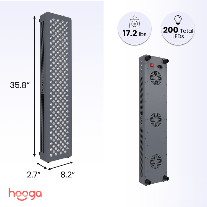 Panel de terapia de luz roja Hooga HG1000