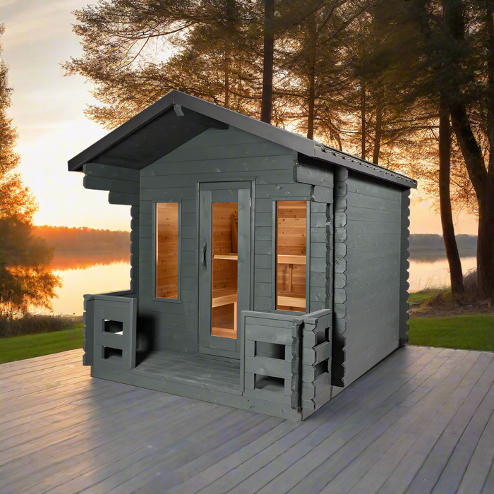 Dundalk Leisurecraft Canadian Timber Cabina georgiana para 6 personas | Sauna | CTC88W