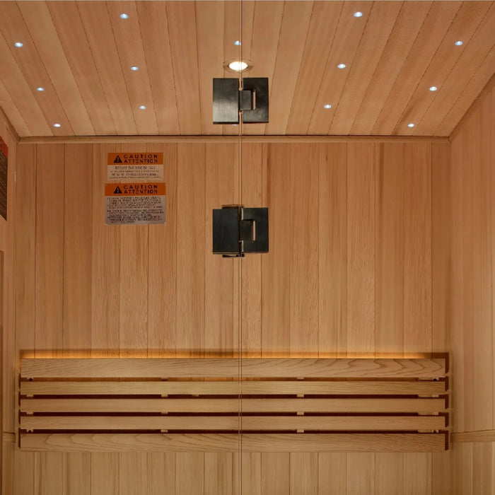 Sauna tradicional de interior Golden Designs Sundsvall para dos personas | GDI-7289-02