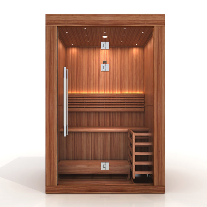 Golden Designs Sauna interior tradicional Sundsvall para 2 personas | GDI-7289-01