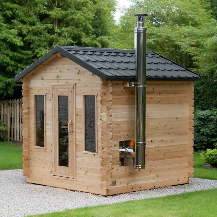 Dundalk Leisurecraft Canadian Timber 6 Person Georgian Cabin Sauna | CTC88W