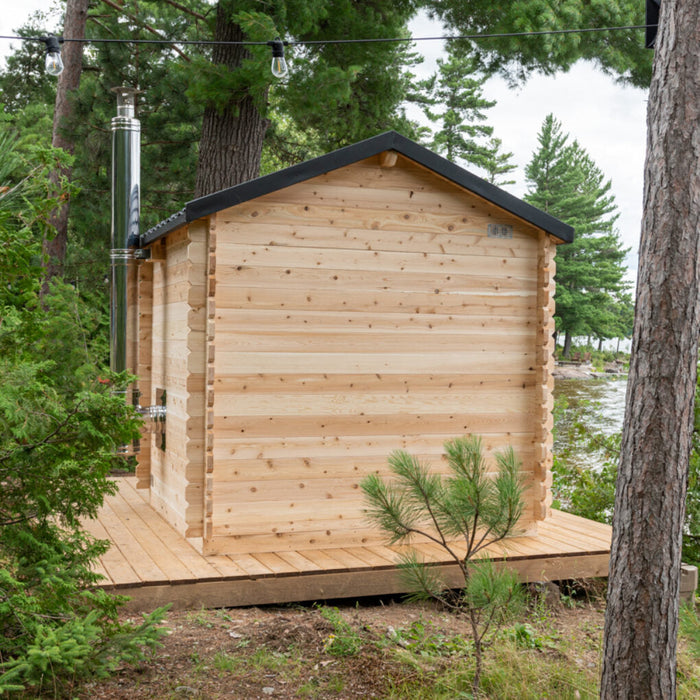 Dundalk Leisurecraft Canadian Timber Cabina georgiana para 6 personas | Sauna | CTC88W