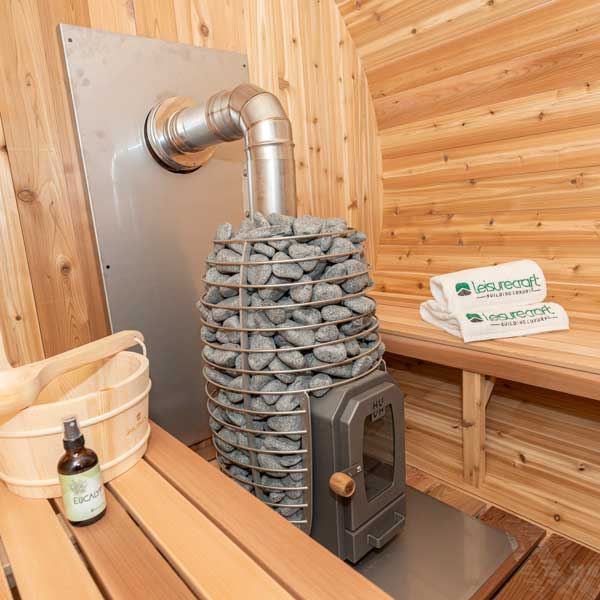 Respaldo Dundalk Cedar Comfort para Sauna