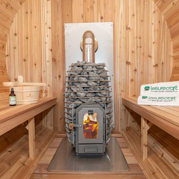 HUUM Thru-Wall Sauna Wood Stove Chimney Kit | Stainless Steel