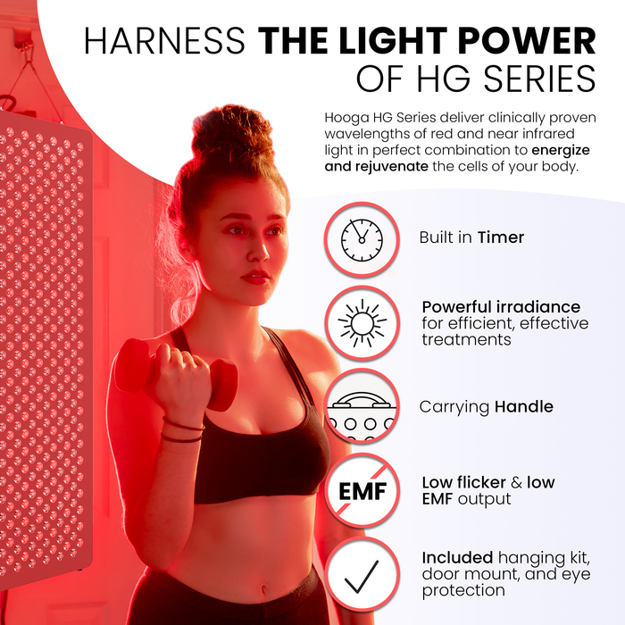 Hooga HG1000 Red Light Therapy Panel