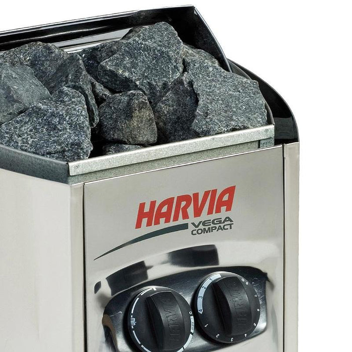 Harvia Vega Compact 120V/240V Electric Sauna Heater - 1.7/1.9/3.5kW