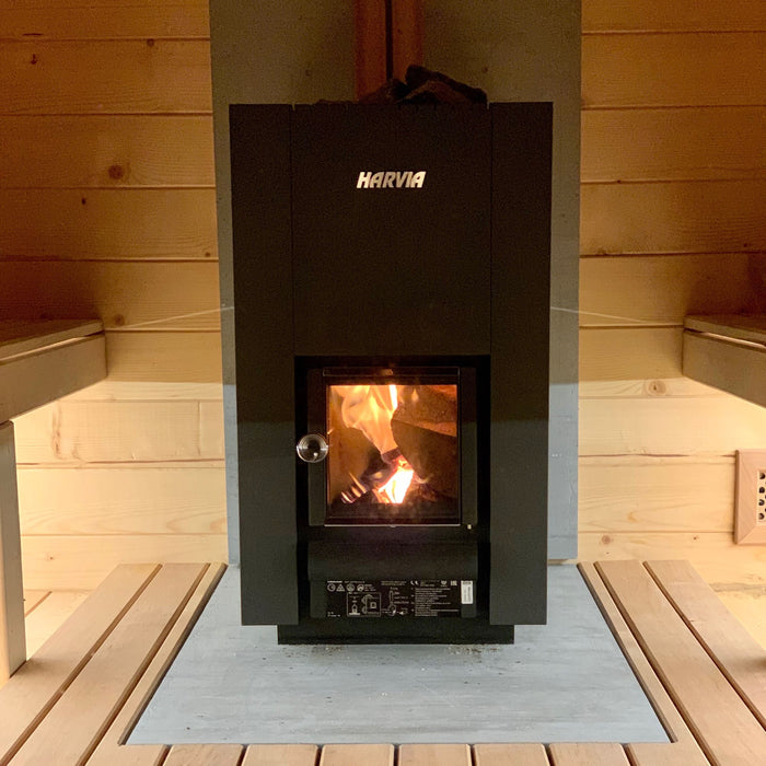 Harvia Linear 16 Wood Burning 17.9kW Sauna Stove | WK160C