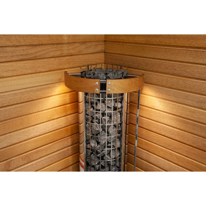 Harvia Cilindro Half Series Electric Heater w/ Built-In Controller and Stones