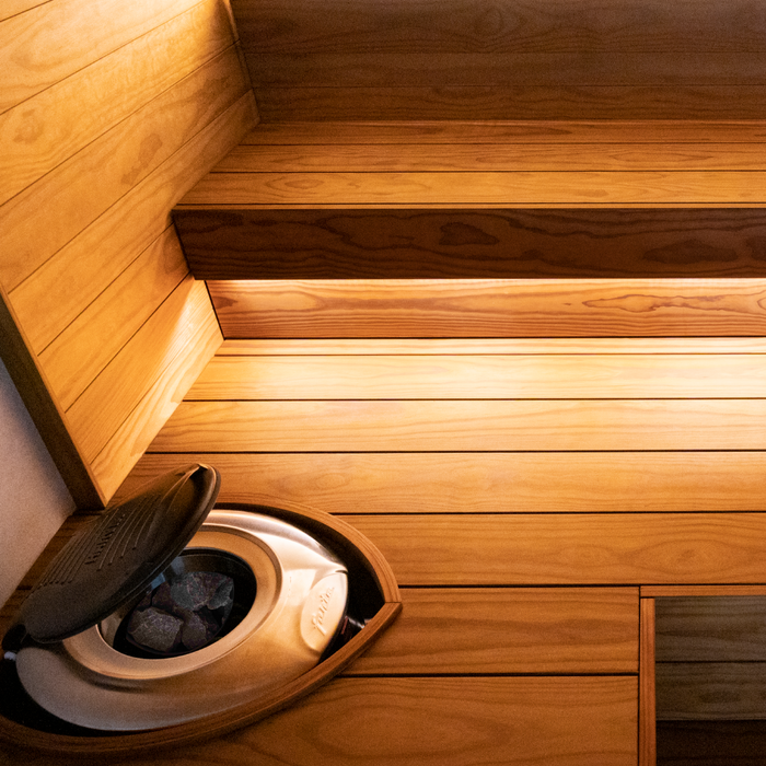 Calentador de sauna eléctrico Harvia Forte de 6,5 kW con control digital | AF650