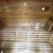 True North cabin sauna interior benches and accessories