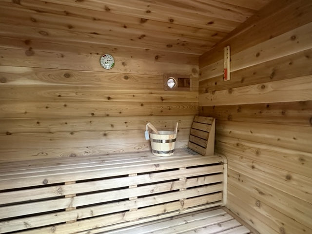 Sauna de cabina al aire libre True North para 5 personas