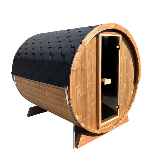 SaunaLife 6 Person 7' Long Barrel Sauna | Ergo Model E8