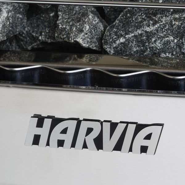 Paquete de calentador eléctrico Harvia KIP con controlador incorporado y piedras