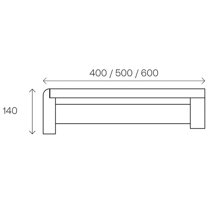 Alder Prebuilt Sauna Bench Module 94.5" Long