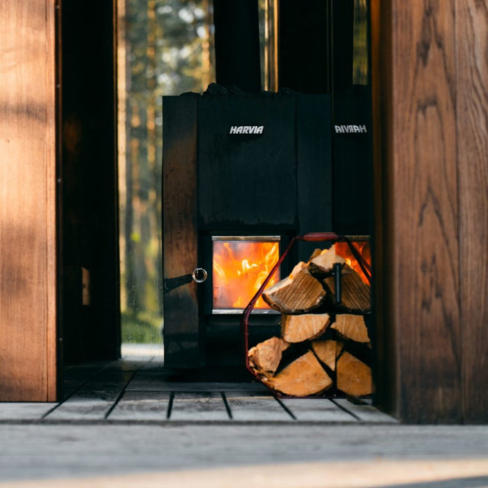 Harvia Linear 16 Wood Burning 17.9kW Sauna Stove | WK160C