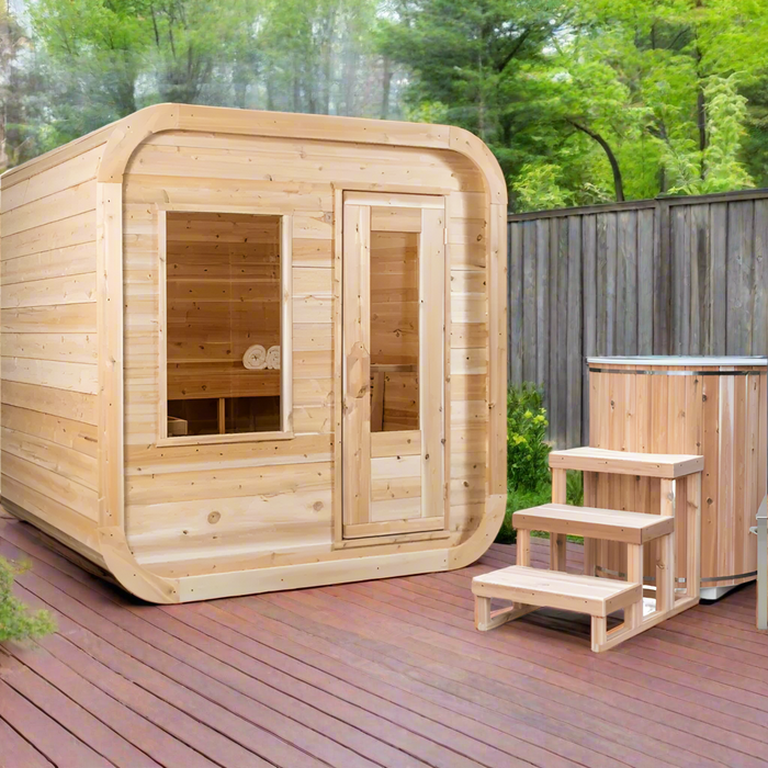 Dundalk Leisurecraft Canadian Timber 2-4 Person Luna Sauna | CTC22LU