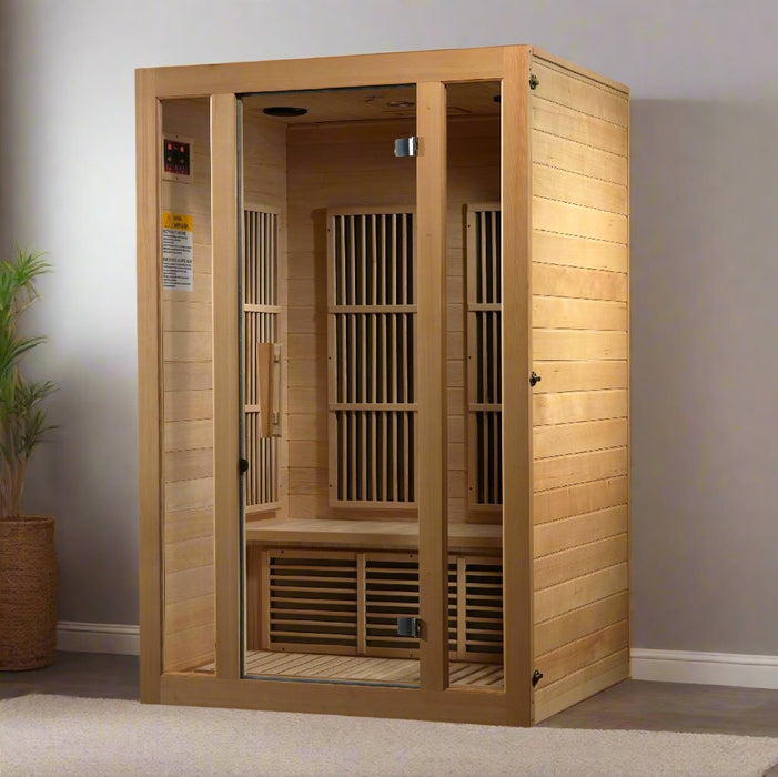 Maxxus Seattle 2-Person Low EMF FAR Infrared Sauna | MX-J206-01