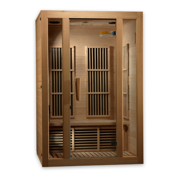 Maxxus Seattle 2-Person Near Zero EMF FAR Infrared Sauna | MX-J206-01-ZF