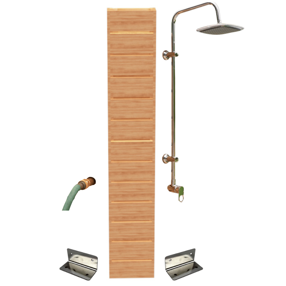 Outdoor Shower W Garden Hose Connection   PillarShower 1200x1200 