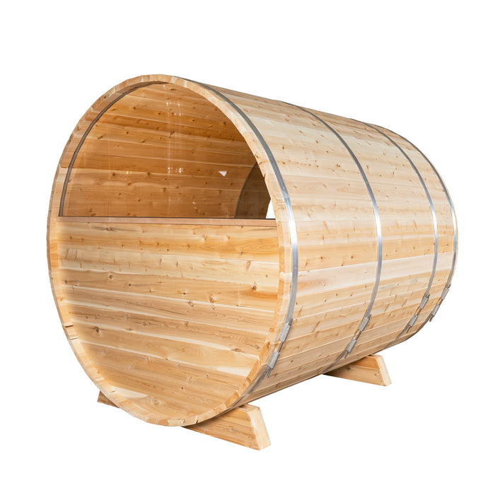 Dundalk Leisurecraft Canadian Timber 6 Person Tranquility MP Barrel Sauna | CTC2345MP