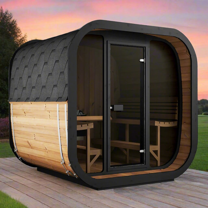 SaunaLife 6 Person 7.6' Long Cube Sauna | Model CL7G