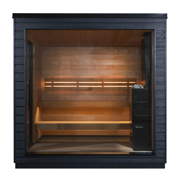SaunaLife Sauna exterior premontada para 5 personas | Modelo G6