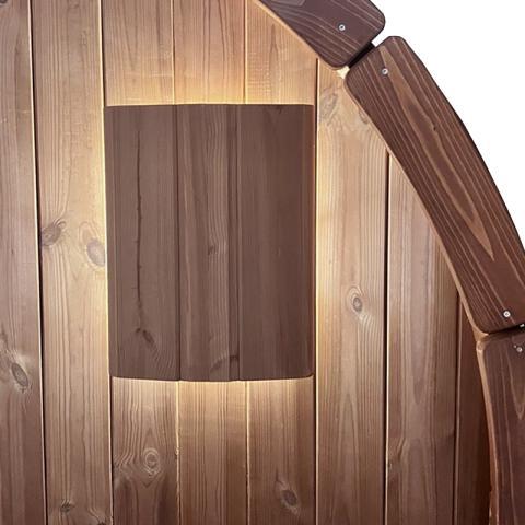 SaunaLife Juego de apliques de luz más barra LED interior de 60" para sauna de barril SaunaLife E7